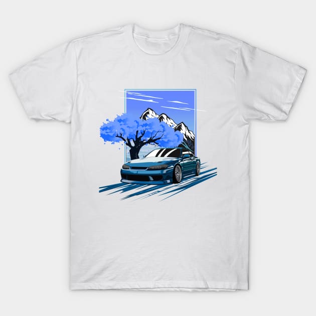 Nissan Silvia S15 T-Shirt by brendobar